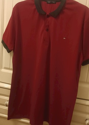 U.S Polo Assn. Koyu Kırmızı Kısa Kollu Polo Tişört