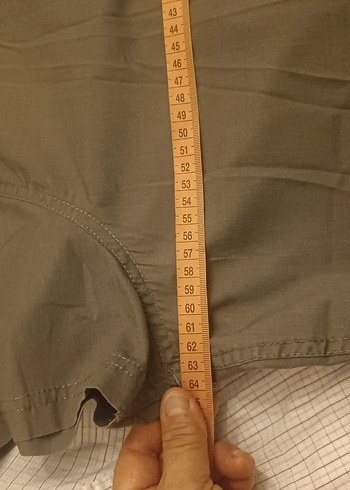 xxl Beden Gri Keten Kısa Kollu Erkek Gömlek