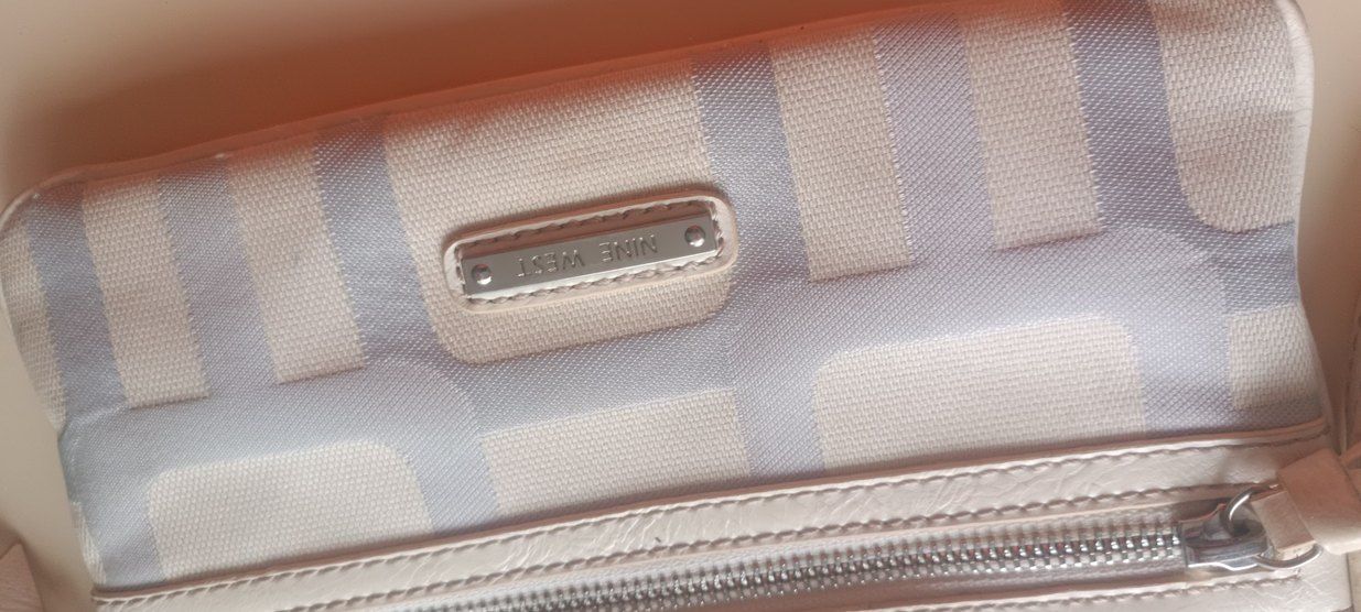 Bej Deri Kadın Çanta Fermuarlı - Görsel 2