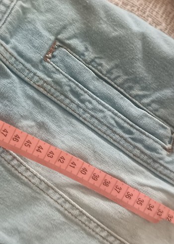 Gri Düğmeli Kadın Denim Ceket - Görsel 3