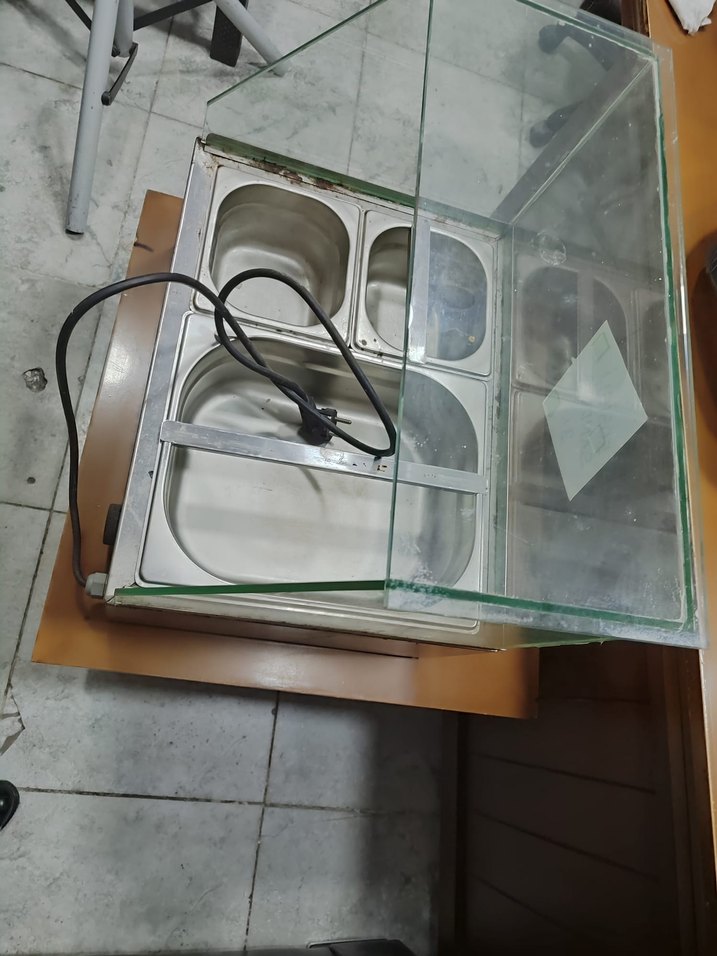 Gri Paslanmaz Çelik Yemek Isıtıcı - Görsel 2