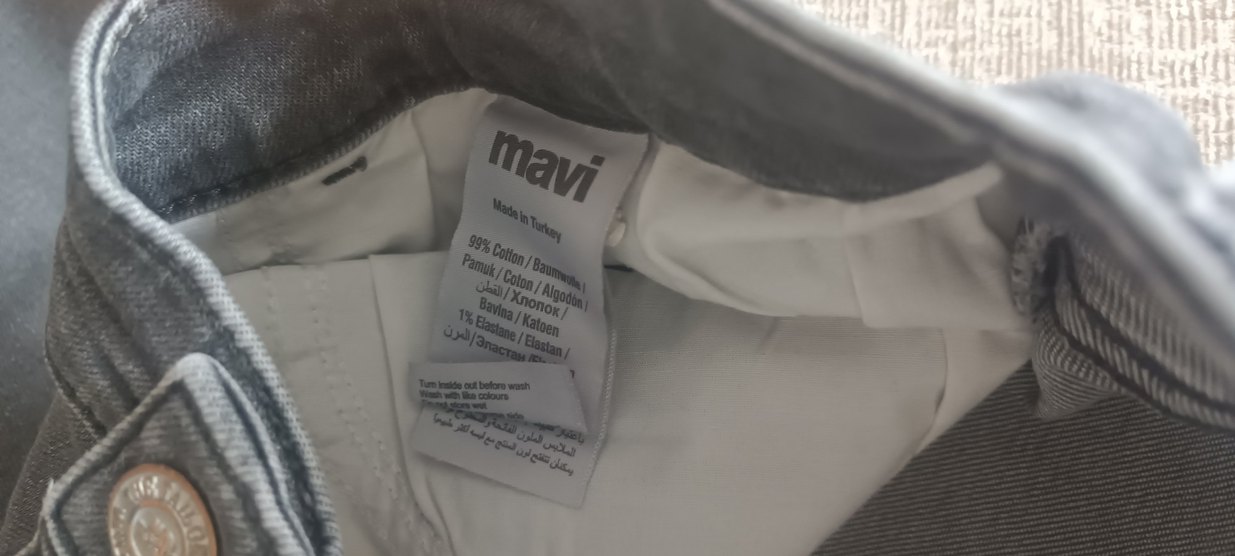 Gri Erkek Denim Pantolon Regular Fit - Görsel 3