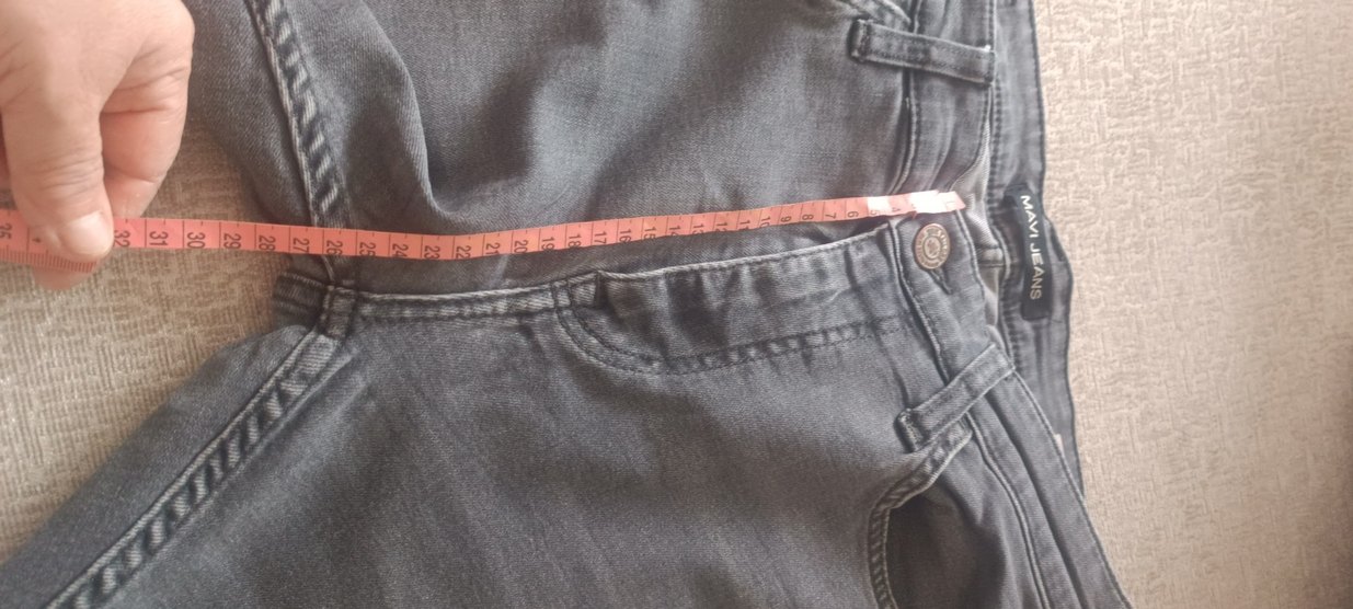 Gri Erkek Denim Pantolon Regular Fit - Görsel 4