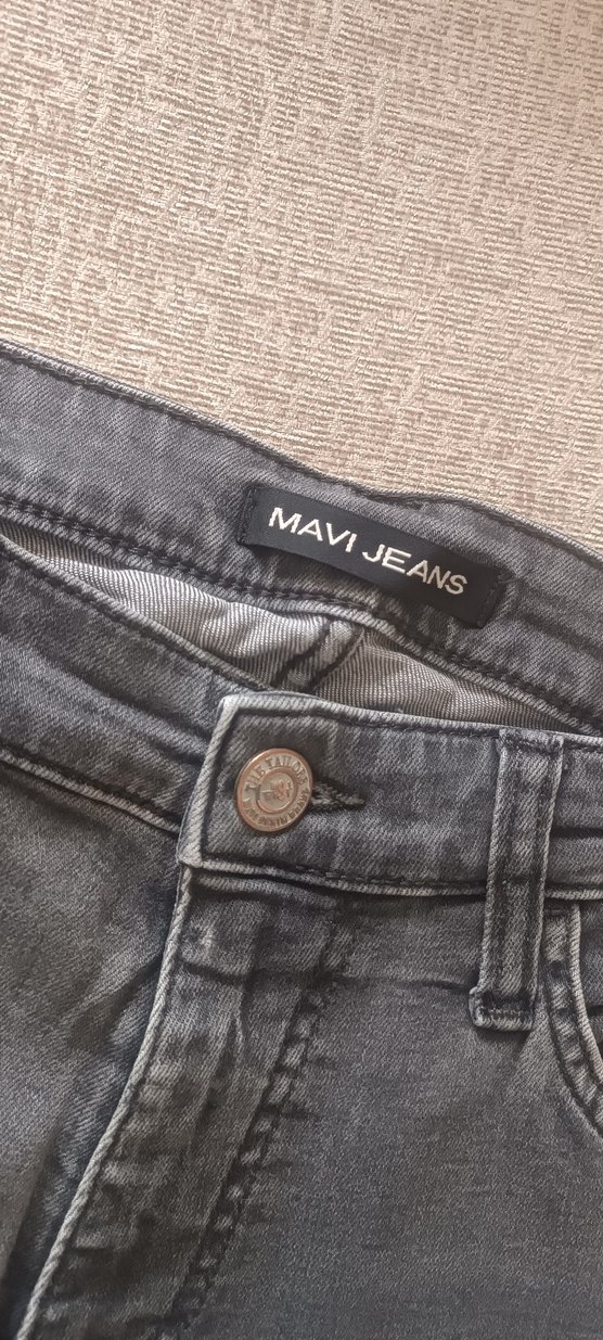 Gri Erkek Denim Pantolon Regular Fit - Görsel 2