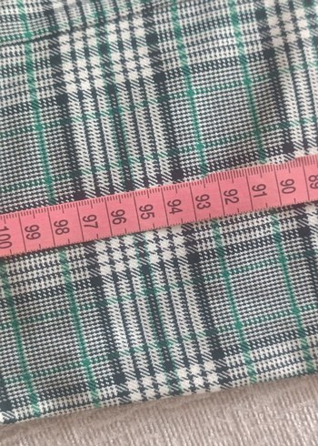 Gri Düğmeli Midi Kadın Kumaş Pantolon - Görsel 5