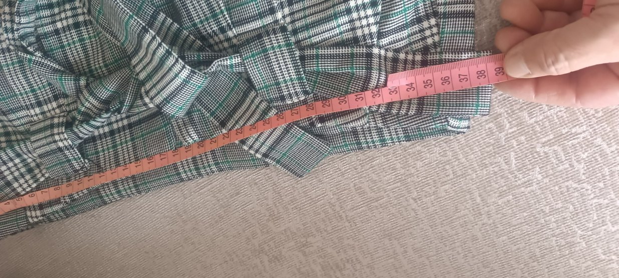 Gri Düğmeli Midi Kadın Kumaş Pantolon - Görsel 4