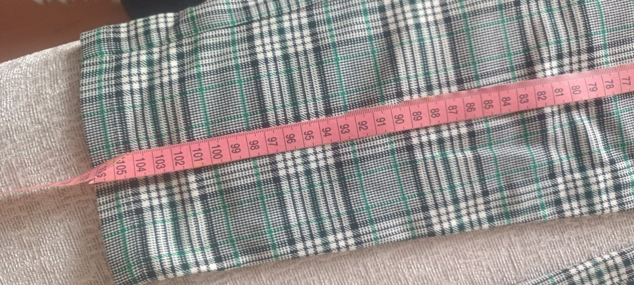 Gri Düğmeli Midi Kadın Kumaş Pantolon - Görsel 5