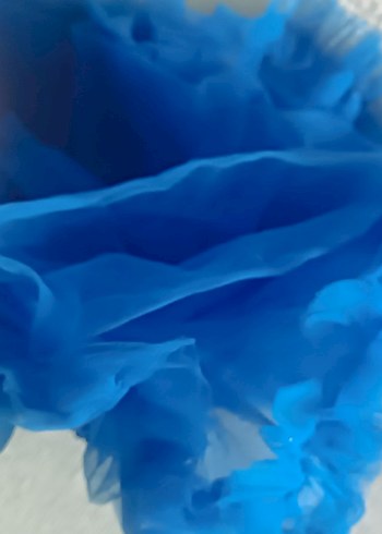 Kız Çocuk Mavi Fırfırlı Etek tutu - Görsel 5