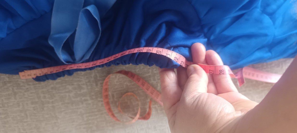 Kız Çocuk Mavi Fırfırlı Etek tutu - Görsel 3