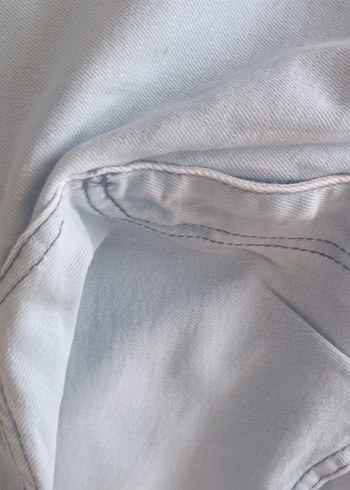 Düğmeli Pastel Bej erkek Kot Pantolon - Görsel 3