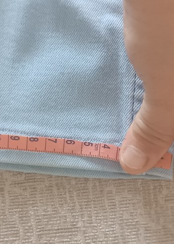 Düğmeli Pastel Bej erkek Kot Pantolon - Görsel 4