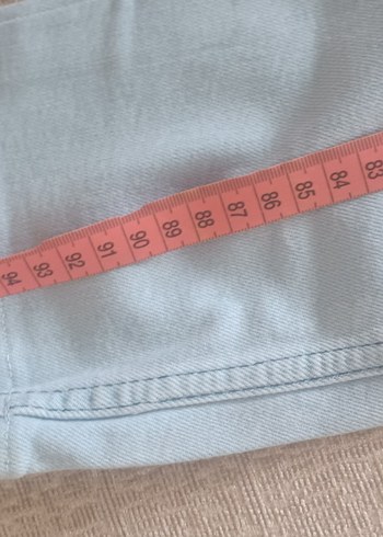 Düğmeli Pastel Bej erkek Kot Pantolon - Görsel 5