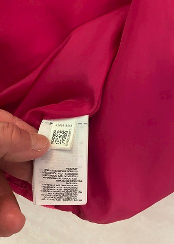 Pembe Fermuarlı Kadın Kışlık Mont - Görsel 3