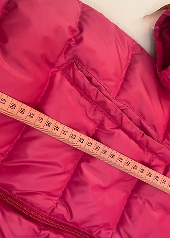 Pembe Fermuarlı Kadın Kışlık Mont - Görsel 5