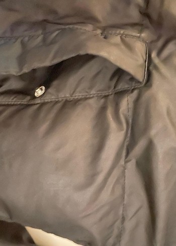 Siyah Fermuarlı Kadın Kışlık Mont - Görsel 3