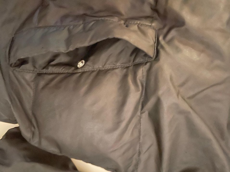 Siyah Fermuarlı Kadın Kışlık Mont - Görsel 3