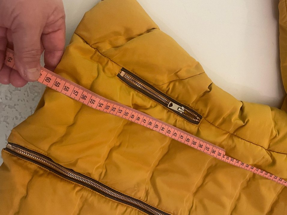 Sarı Kürklü Kadın Kışlık Mont - Görsel 4