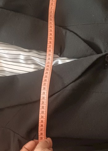 Zara Kadın Siyah Midi Blazer Ceket