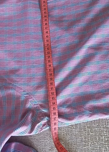 2xl Beden mor Renk Mor Düğmeli Pamuklu Erkek Gömlek