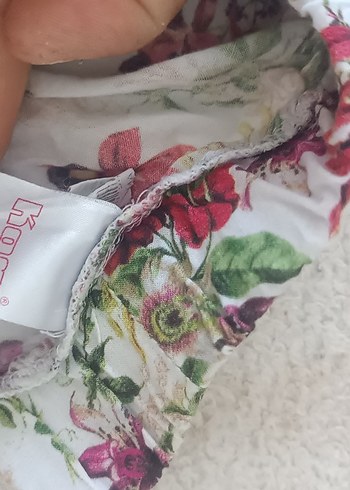 Kom Çiçek Desenli Bohem Kadın Pantolon