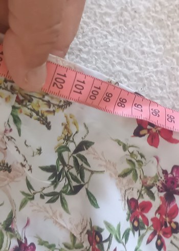 36 Beden çeşitli Renk Çiçek Desenli Bohem Kadın Pantolon