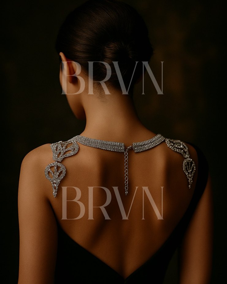 Özel Işıltılı Omuz Kolyesi - Görsel 2