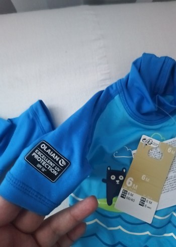 Erkek Çocuk Mavi Baskılı Kısa Kollu Mayo - Görsel 7