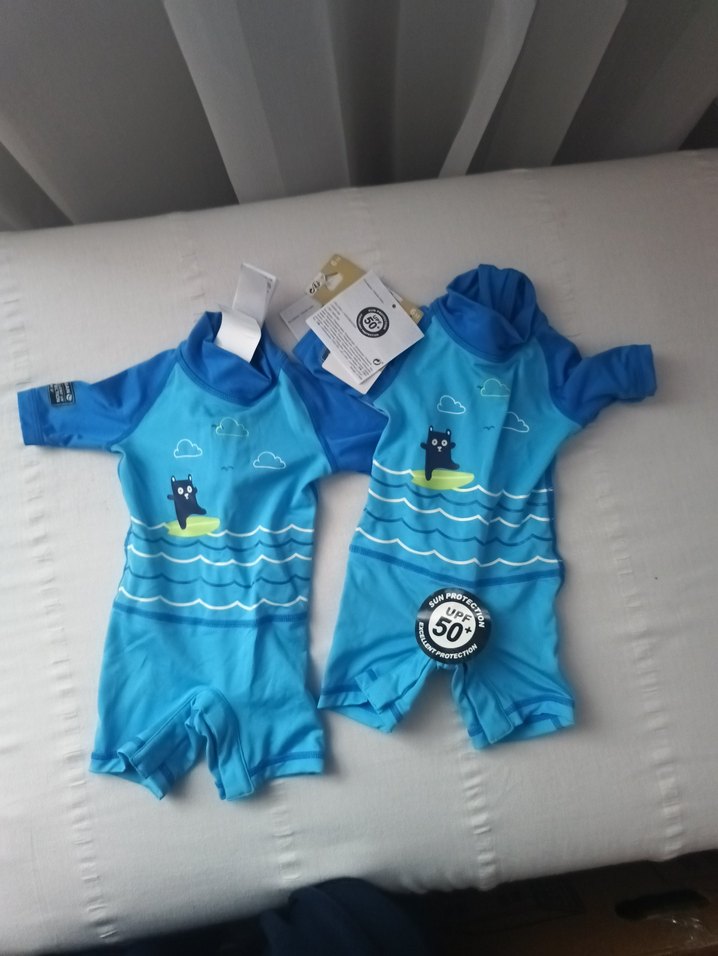 Erkek Çocuk Mavi Baskılı Kısa Kollu Mayo - Görsel 2