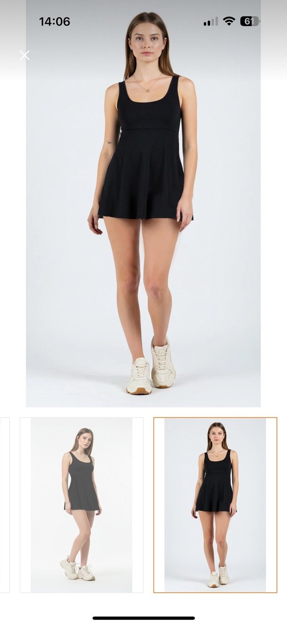 Siyah Mini Strappy Fit Kadın Mayo - Görsel 5