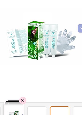 Maxx Deluxe Yeşil Kalıcı Saç Boyası - Görsel 4