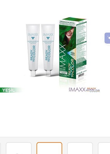 Maxx Deluxe Yeşil Kalıcı Saç Boyası - Görsel 3