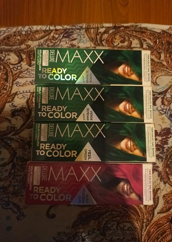 Maxx Deluxe Yeşil Kalıcı Saç Boyası - Görsel 9