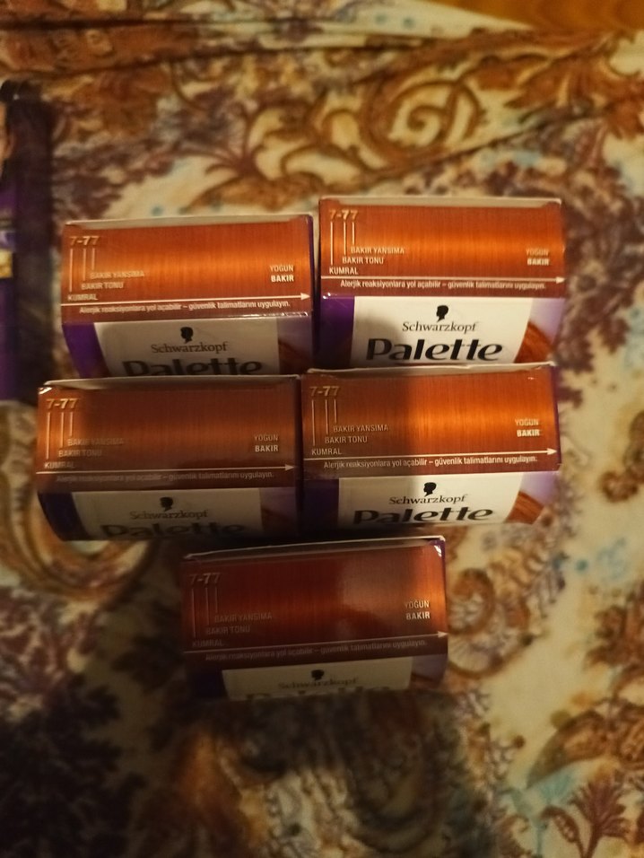 Palette 7-77 Yoğun Bakır Saç Boyası - Görsel 3