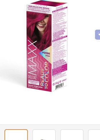 Maxx Deluxe Saç Boyası Pembe - Görsel 5