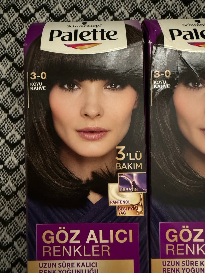 Palette ve Koleston Kalıcı Saç Boyaları 3-0 Koyu Kahve - Görsel 2