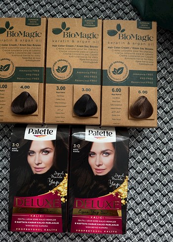 BioMagic ve Palette Deluxe Keratinli Saç Boyası - Görsel 5
