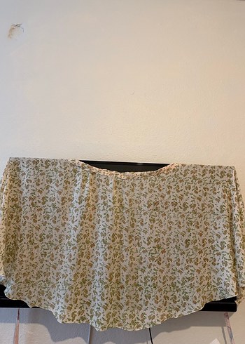 Bej Bohem Midi Hint Eteği Anvelop Wrap skirt - Görsel 4