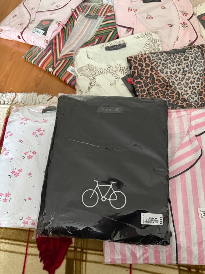 Siyah Erkek Uzun Kollu Pijama Takımı - Görsel 5