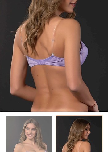 Pastel Mor Mini Sütyen - Görsel 2