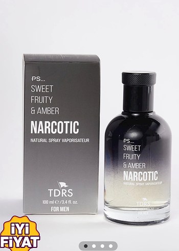 TDRS Narcotic Erkek Parfümü 100 ml - Görsel 2