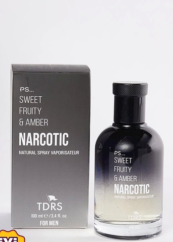 TDRS Narcotic Erkek Parfümü 100 ml - Görsel 3