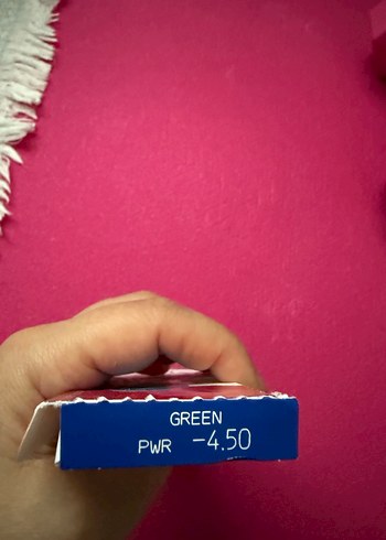 Freshlook Pembe Yeşil Renkli Kontakt Lens Green - Görsel 4
