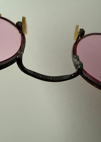 Şeffaf Pembe Minimalist Kadın Gözlüğü - Görsel 3