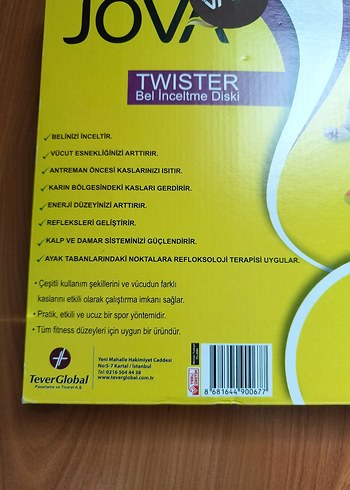 Beden Renkli Baskılı JOVA Twister Step Platform