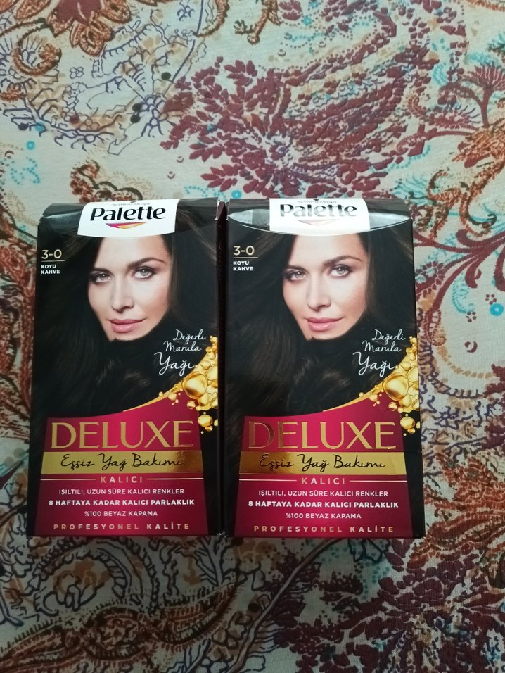 Palette Deluxe Saç Boyası. kestane . koyu kahve . kumral . sarı - Görsel 2