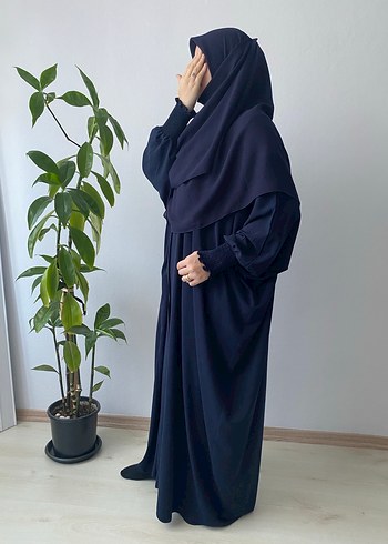 Cilbab Lacivert Renk - Görsel 4