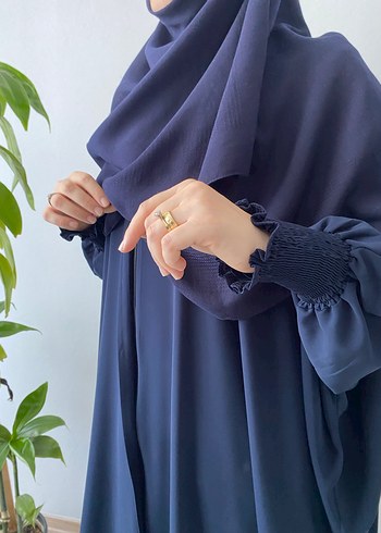 Cilbab Lacivert Renk - Görsel 3