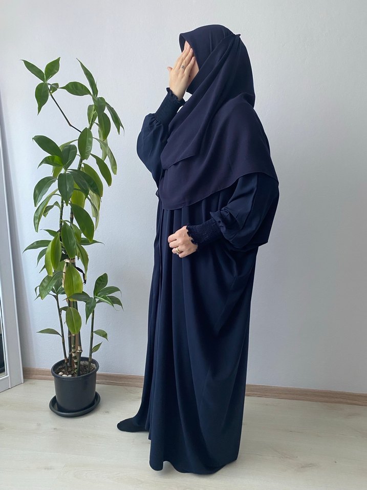 Cilbab Lacivert Renk - Görsel 4