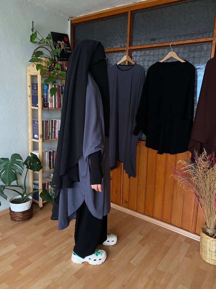 Üç katlı peçe. - Görsel 4