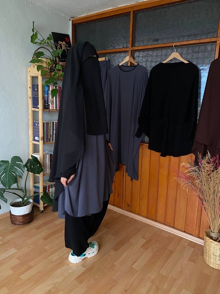 Üç katlı peçe. - Görsel 3